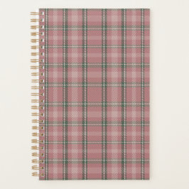 Agenda Pink Tartan Planner