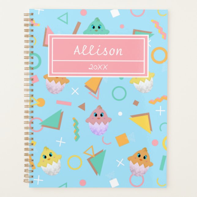 Agenda Pintinho Azul (Frente)