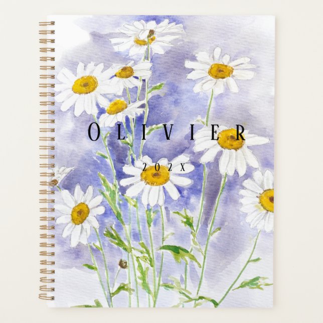 Agenda Pintor de aquarelas brancas (Frente)