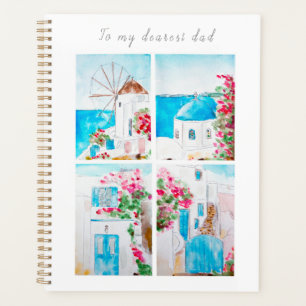 Agenda pintura à mão Colagem de pintura a aquarela de Gré