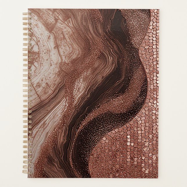 Agenda Pintura Abstrata Elegante (Frente)