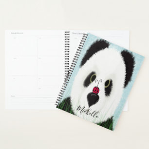 Agenda Pintura Adorável do Urso de Panda