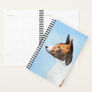 Agenda Pintura Basenji - Arte Original Custa