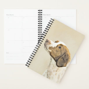 Agenda Pintura Brittany - Arte Cachorra Original