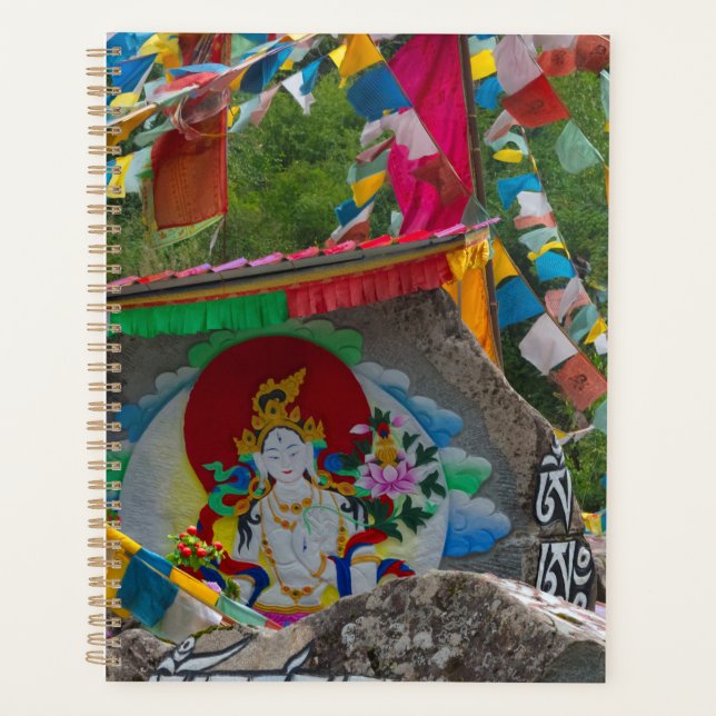 Agenda Pintura Budista em Rochas (Frente)