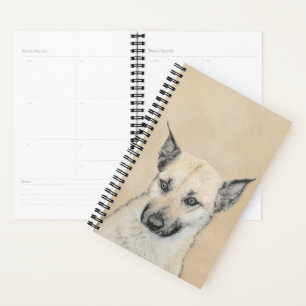 Agenda Pintura Chinook (Orelhas Apontadas) - Arte Canina