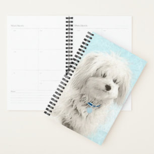Agenda Pintura de Algodão de Tulear - Arte de Cachorro O