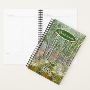 Agenda pintura de aquarela