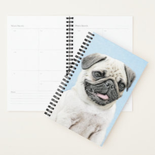 Agenda Pintura de Cachorro - Arte de Cachorro Original