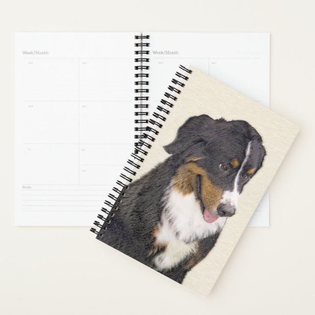 Agenda Pintura de Cachorro de Montanha Bernese - Arte Ori (Exibição)