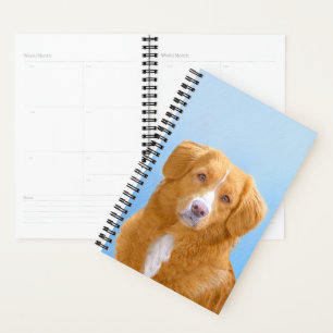 Agenda Pintura de Cachorro de Retriever com Tolerância a