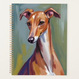 Agenda Pintura de Cão Galgo Italiano