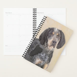 Agenda Pintura de Connhound Bluetick - Cachorro Original