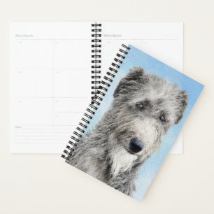 Agenda Pintura De Deerhound Escocês - Cachorro Original C