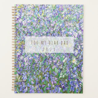 Agenda Pintura de óleo de campo em bluebell inglês