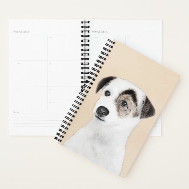 Agenda Pintura de Parson Jack Russell Terrier - Arte Cani (Exibição)