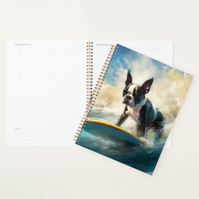 Agenda Pintura de surf em Boston Terrier Beach (Exibição)
