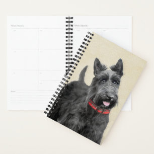 Agenda Pintura de Terrier escocês - Arte de cão origina