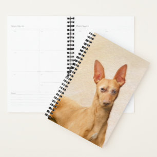 Agenda Pintura do Cirneco dell’Etna - Arte do Cachorro Or