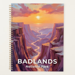 Agenda Pintura do Parque Nacional Badlands Dakota do Sul