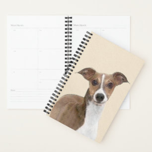 Agenda Pintura em Greyhound Italiano - Arte de Cachorro O