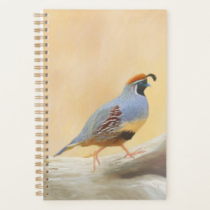 Agenda Pintura em Quail de Gambrel — Arte original sobre 