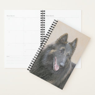 Agenda Pintura em Tervuren Belga - Arte Cachorra Original