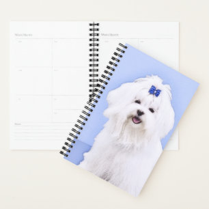 Agenda Pintura Maltesa - Arte Cachorra Original