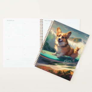 Agenda Pintura para surfar na praia de Corgi