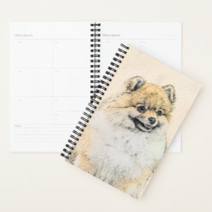 Agenda Pintura Pomeraniana (Laranja) - Arte Canina Origin