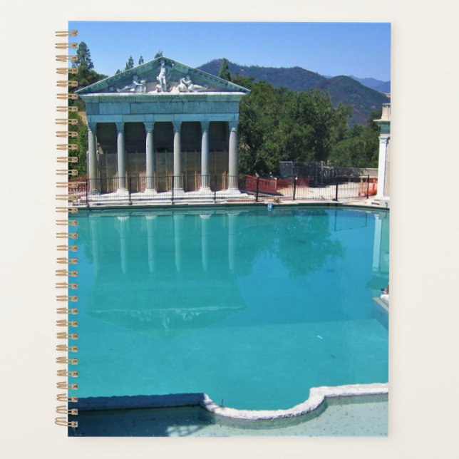 Agenda Piscina de Netuno no Castelo de Hearst, San Simeon (Frente)