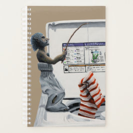 Agenda Pista de pesca criminosa ladrão Fantasia Planejado