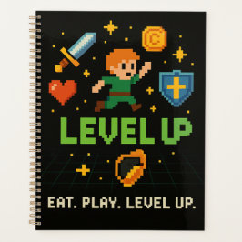 Agenda Pixel Gamer Planner – Level Up Retro Organizer