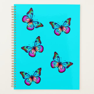 Agenda Planador de Borboleta Aqua Azul