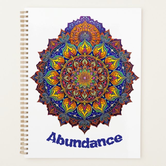 Agenda Planadores Mandala de Abundance (Frente)