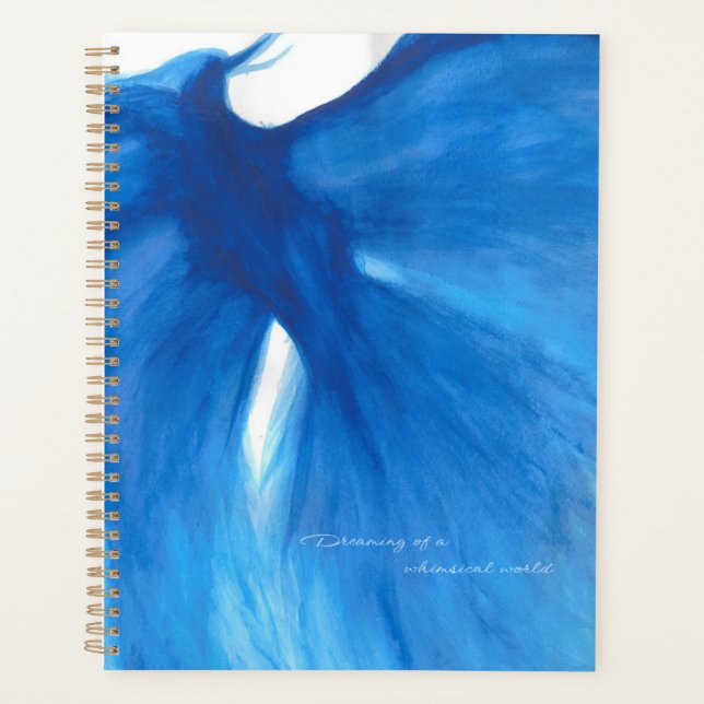 Agenda Planeador/Agenda Phoenix pintado Azul (Frente)