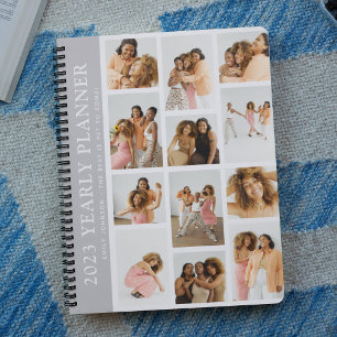 Agenda Planeador Anual Personalizado de Grade de Fotograf