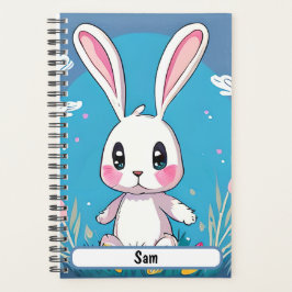 Agenda Planeador Branco Com Nametag Personalizável