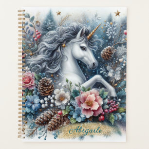 Agenda Planeador da Cena Magical de Inverno Unicórnio 6