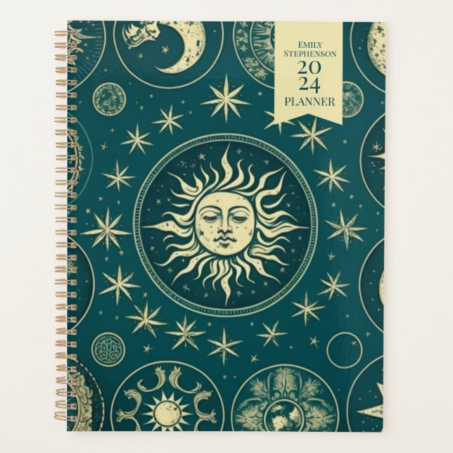 Agenda Planeador de Beleza Celestial (Frente)