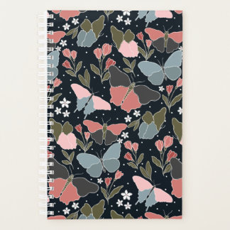 Agenda Planeador de borboletas azuis grandes