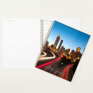 Agenda Planeador de Calendário do Skyline Georgia Atlant