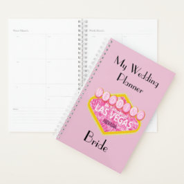 Agenda Planeador de Casamento da Noiva de Las Vegas