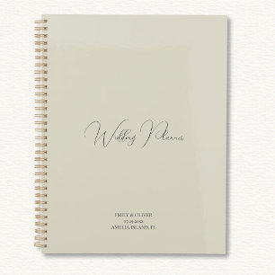 Agenda Planeador de Casamento de Oyster Shells
