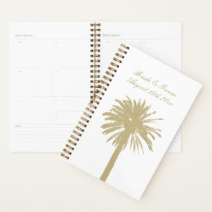 Agenda Planeador de casamento de praia tradicional com ca