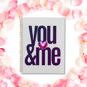Agenda Planeador de Casamento Glitter para Você e Eu Pers