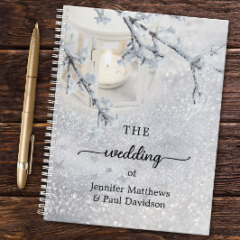 Agenda Planeador de Casamento no inverno de Neve Espontei