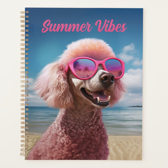 Agenda Planeador de Diversão Tropical de Paraíso Rosa (Frente)