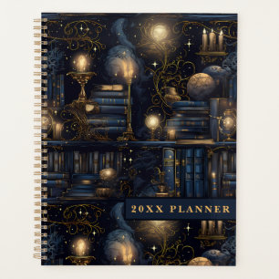 Agenda Planeador de estoque de biblioteca mística - Estre