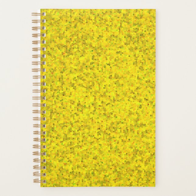 Agenda Planeador de Fiesta Amarelo (Frente)